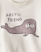 Toddler 2-Piece Set Made with Organic Cotton in Artic Friends Print, image 4 of 5 slides