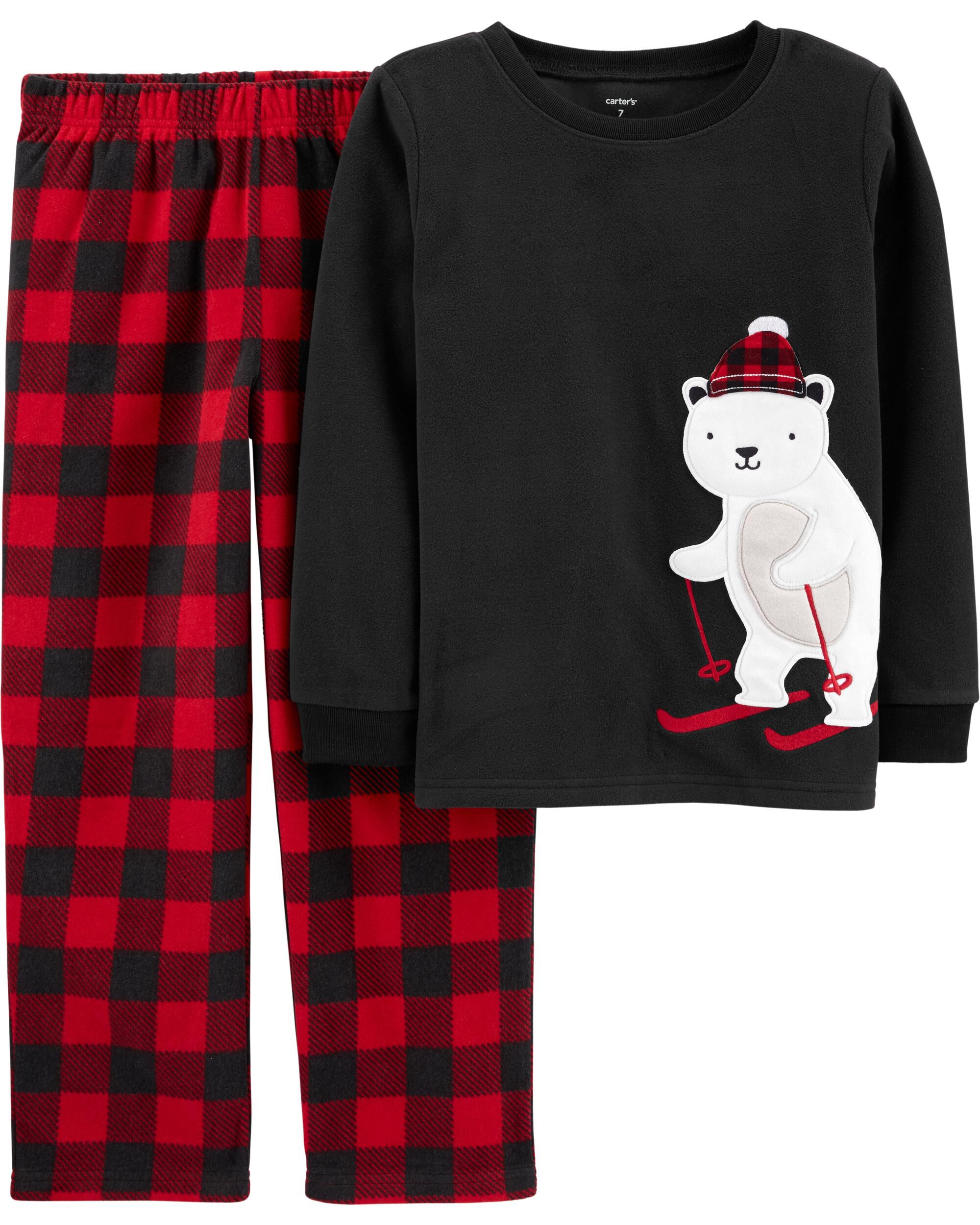 carters fleece pajamas 2t