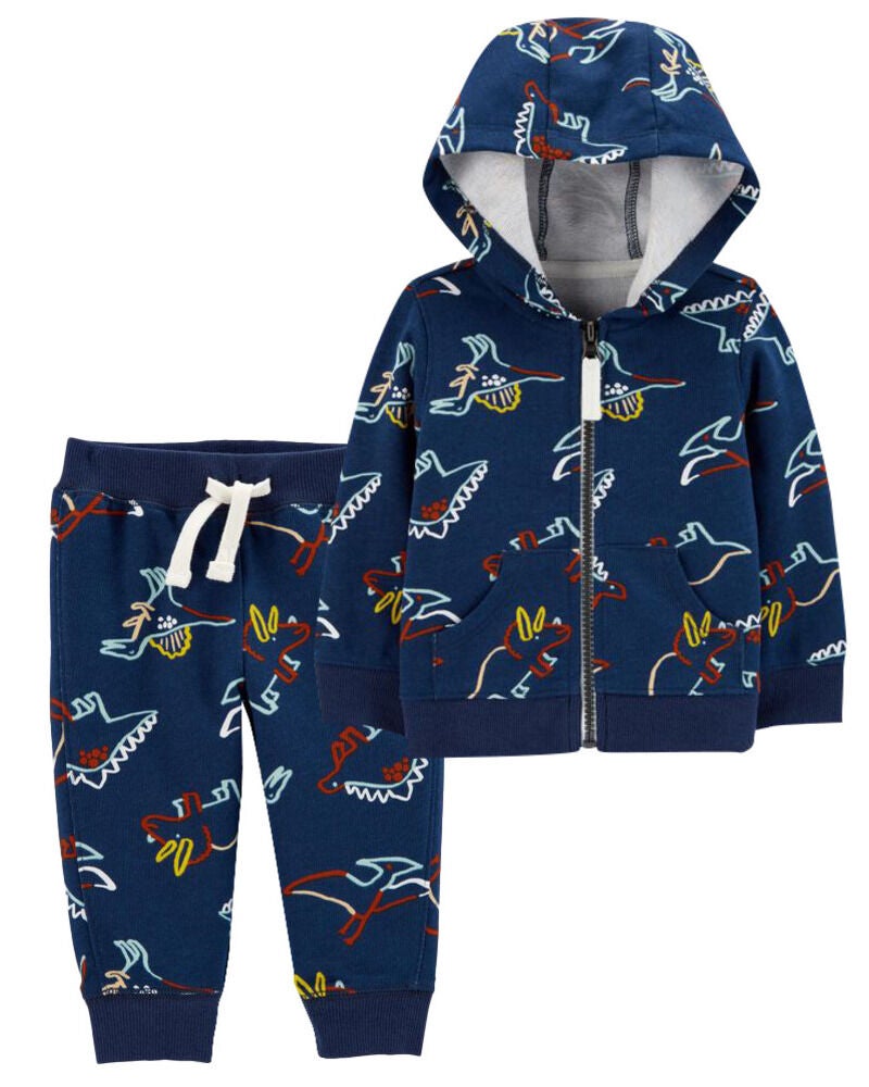 Bundle 2 Piece Zip Up Hoodie Pant Set Carter s Oshkosh Canada