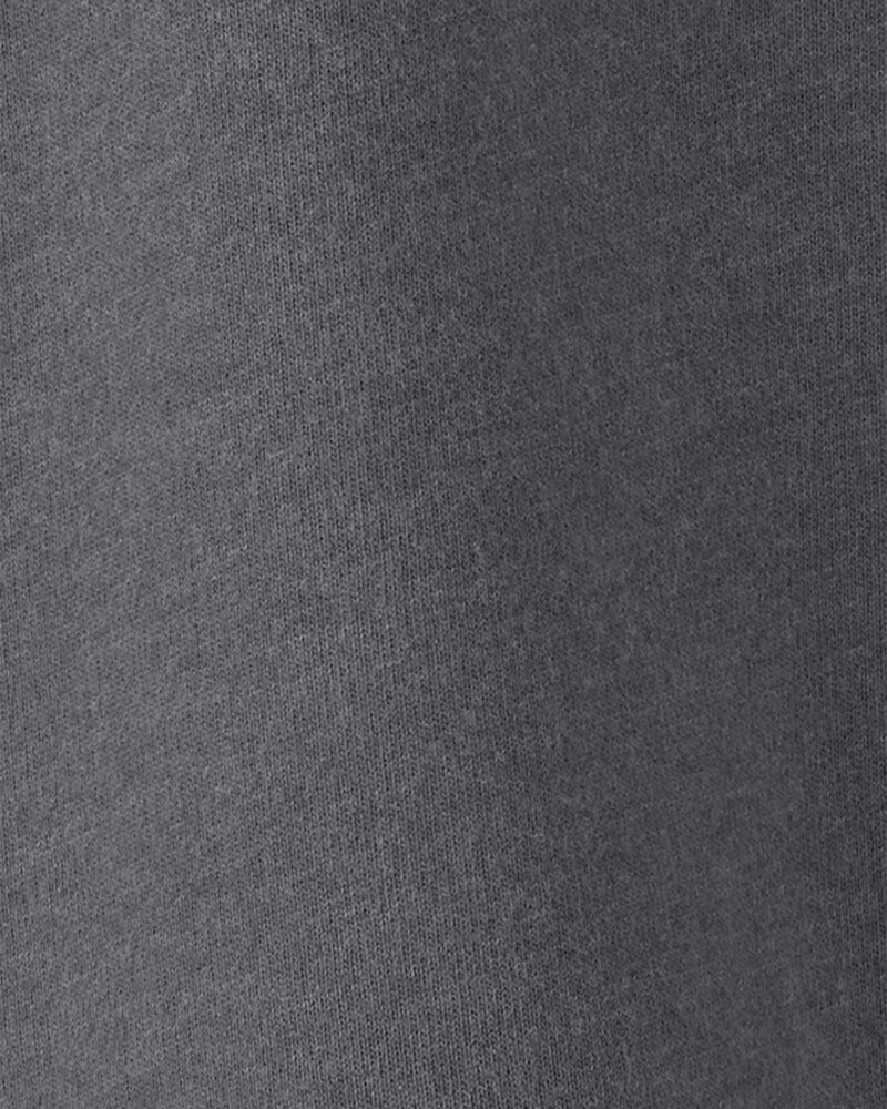 Tout-petit gar&ccedil;on - Chandail en jersey bouclette &agrave; passer par-dessus la t&ecirc;te avec fermeture &agrave; glissi&egrave;re - Gris, image 3 sur 3 diapositives