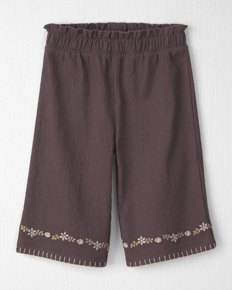 Baby Girl 2-Piece Organic Cotton Smocked Top & Pant Set, image 2 of 5 slides