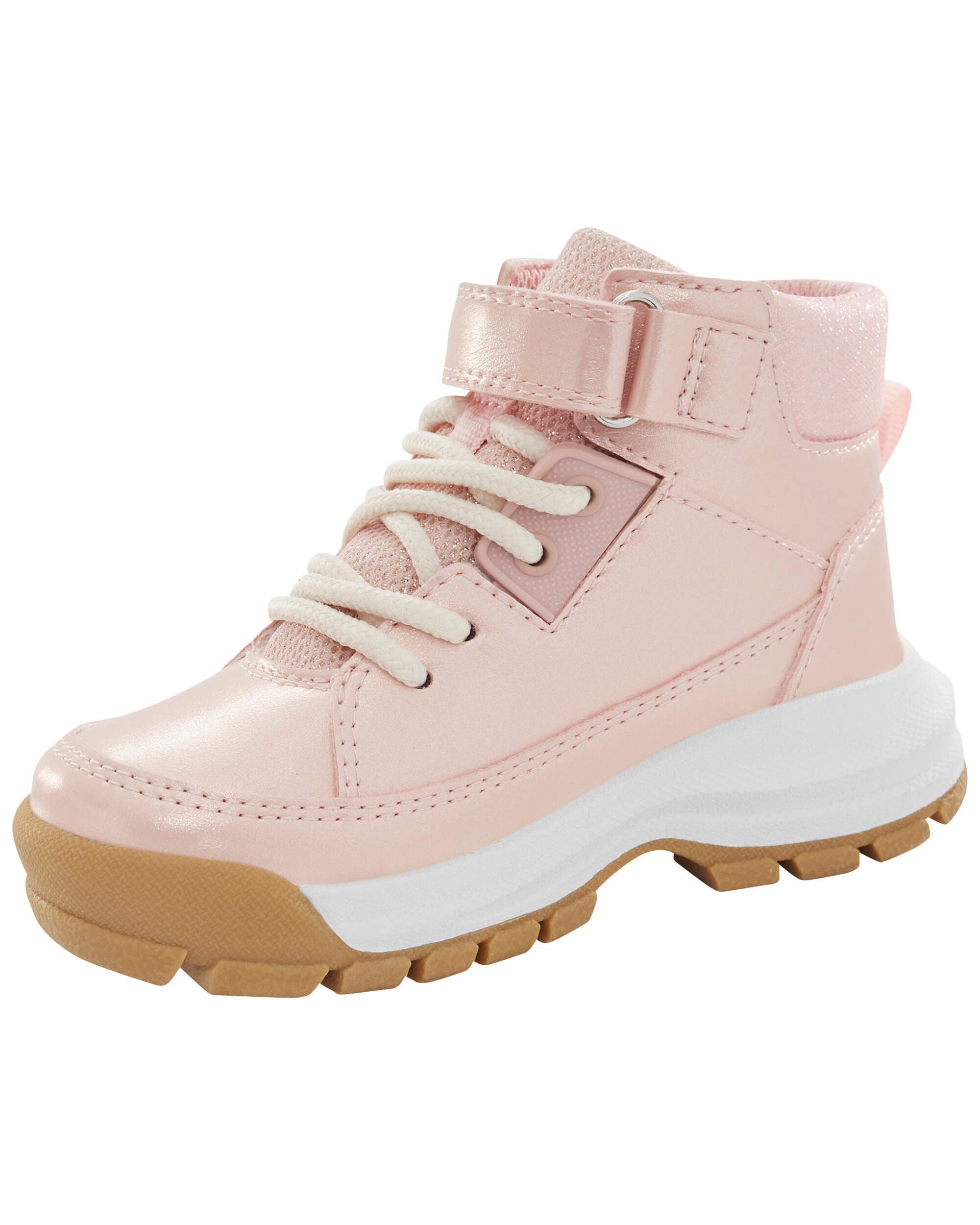 OshKosh Bgosh Girls Metallic Lace Up Boots