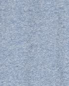 Kid Pocket Henley Tee - Blue, image 2 of 3 slides