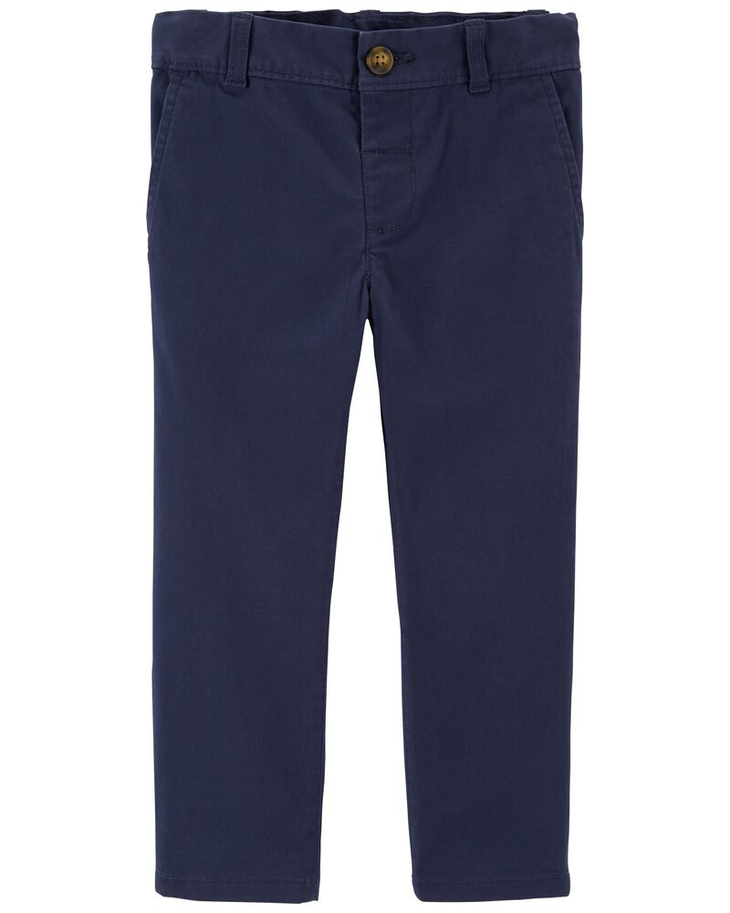 Navy FlatFront Pants