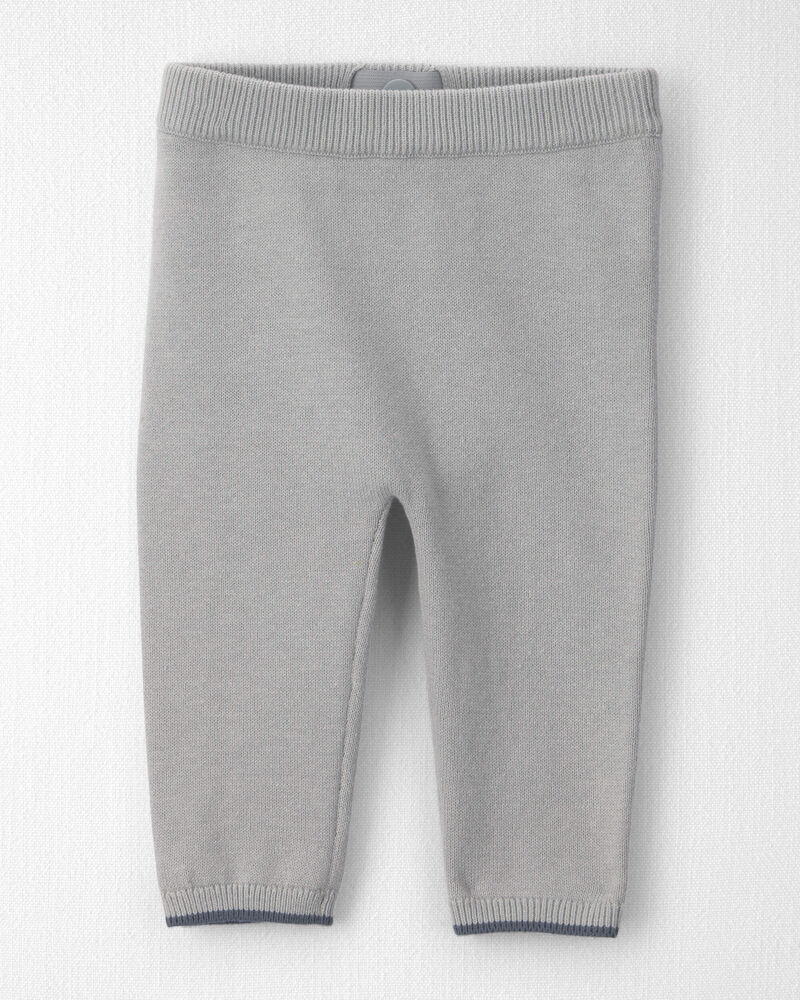 Baby 2-Piece Organic Cotton Sweater Knit Top & Pant Set, image 2 of 6 slides