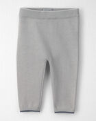 Baby 2-Piece Organic Cotton Sweater Knit Top & Pant Set, image 2 of 6 slides