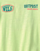 Gar&ccedil;ons - T-shirt &agrave; imprim&eacute; grenouille &laquo;Keepin&rsquo; It Wild&raquo; - Vert, image 3 sur 3 diapositives