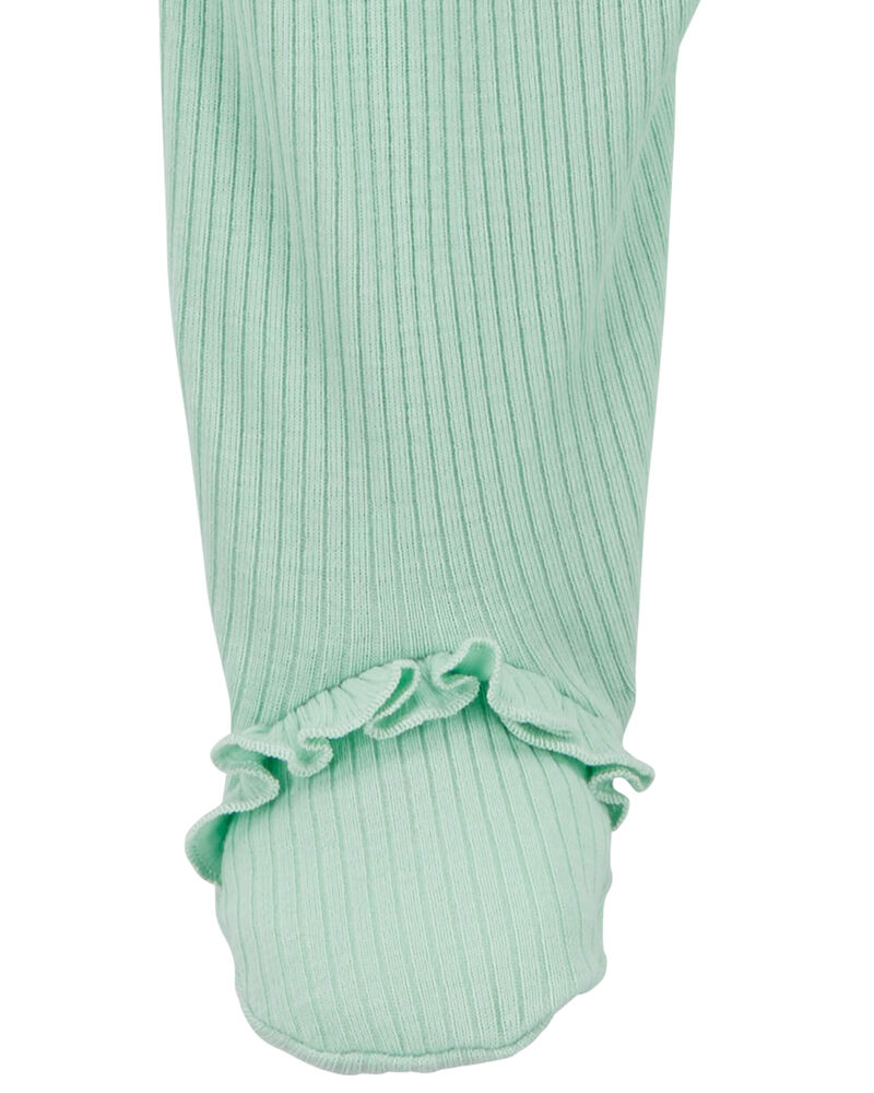 Baby Textured 2-Way Zip Sleeper Pyjamas, image 3 of 4 slides