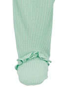 Baby Textured 2-Way Zip Sleeper Pyjamas, image 3 of 4 slides