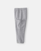 Toddler Boy 2-Piece 'Little Champ' Football Fleece Top & Pant Set - Navy Blue/Grey, image 3 of 6 slides