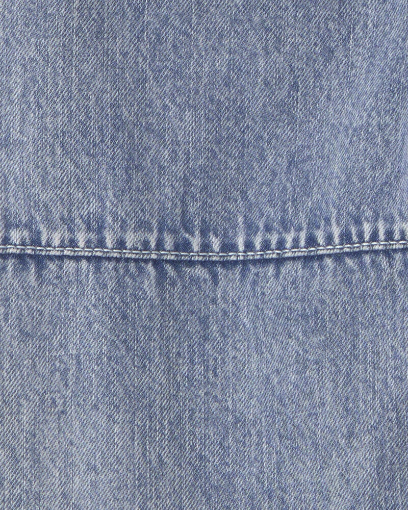 Boys Denim Relaxed Joggers - Light Wash, image 3 of 4 slides
