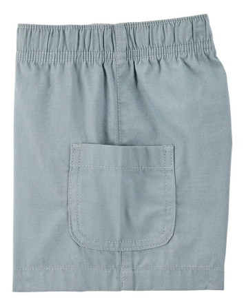 Baby 2-Piece Palm Tree Print Short Set - Ivory/Blue, 