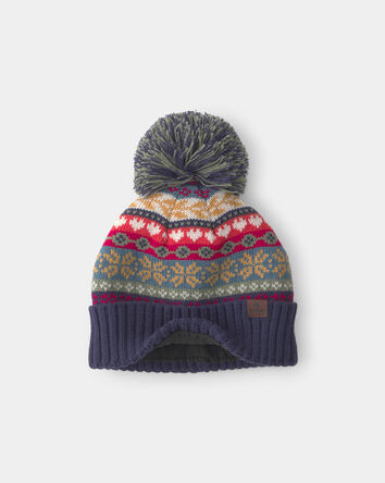 Boys Kombi Winter Frost Hat - Navy, 