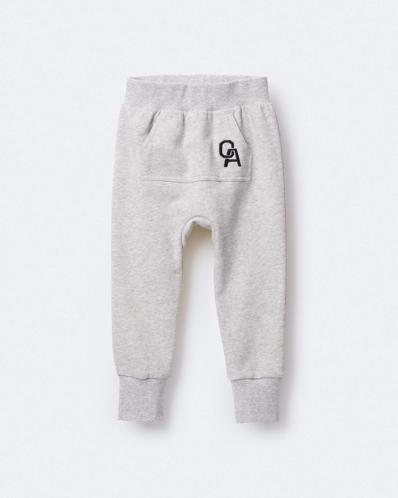 Toddler Boy Jogger Pant - Heather Grey, image 5 of 6 slides