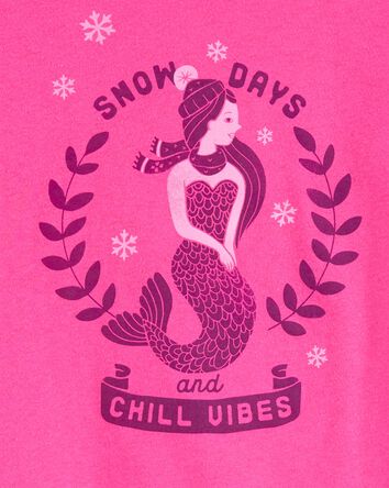 Chill Vibes Jersey Graphic Tee, 