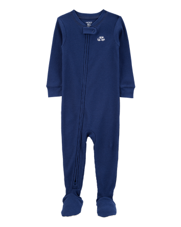 Toddler 1-Piece Car Thermal Footie Pyjamas, 
