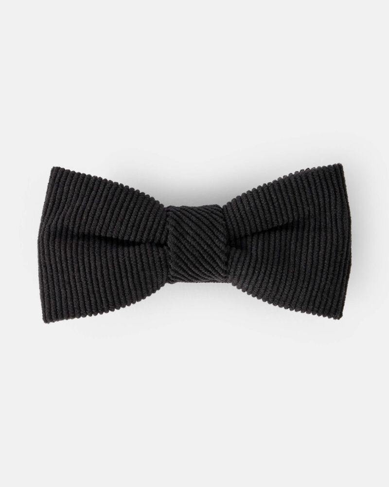 Boys Corduroy Bowtie - Black, image 1 of 2 slides