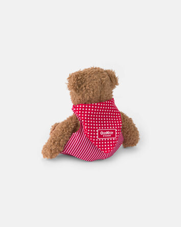 Boys Josh B'gosh' Bear Plush with Hickory Stripe Overalls, 
