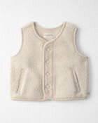 B&eacute;b&eacute; - Gilet en molleton teddy recycl&eacute;, image 1 sur 3 diapositives