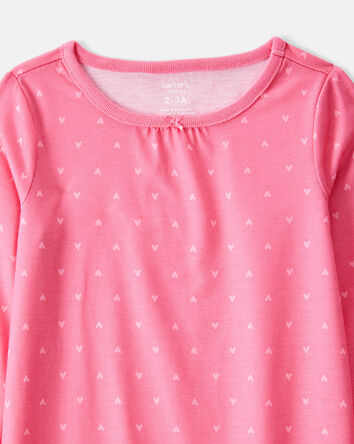 Girls 2-Pack Unicorn Hearts Nightgowns, 