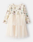 Baby Girl Disney Princess Long-Sleeve Tutu Dress, image 1 of 4 slides