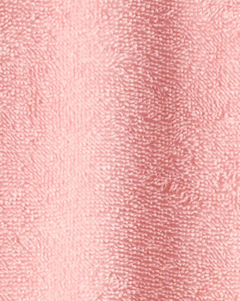 Toddler Organic Terry Cotton Strawberry Towel, image 3 of 4 slides