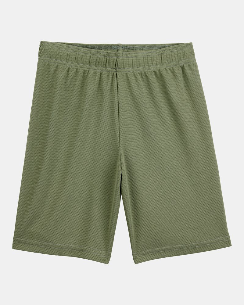 Boys Active Mesh Shorts - Green, image 1 of 4 slides