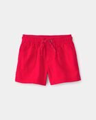 Baby Boy Twill Shorts - Red, image 1 of 4 slides