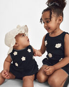 Toddler Girl Contrast Trim Shorts - Black, image 4 of 7 slides