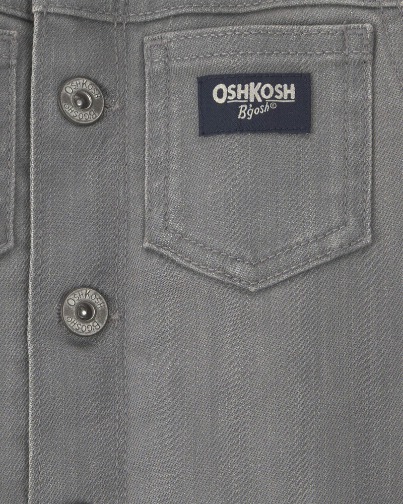 Tout-petit gar&ccedil;on &ndash; Chemise boutonn&eacute;e en denim &ndash; D&eacute;lav&eacute; clair, image 3 sur 3 diapositives