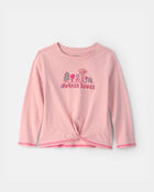 Tout-petit fille - Haut manches longues &laquo;Nature Lover&raquo; - Rose, image 1 sur 3 diapositives