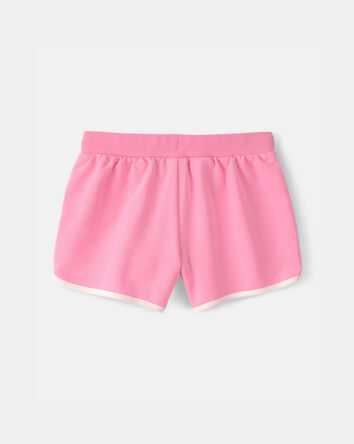 Filles - Short de sport en jersey bouclette - Rose, 