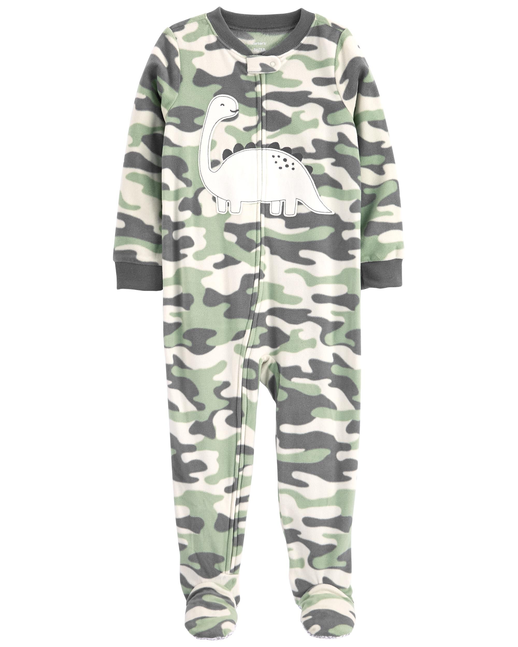 Multi Toddler 2 Pack Zip Up Fleece Pyjamas Carter s Oshkosh Canada