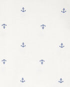 Bébé garçon - Ensemble 3 pièces en chambray à ancre - Bleu, image 3 sur 4 diapositives
