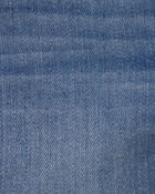 B&eacute;b&eacute; fille - Short en denim &agrave; bordure ajour&eacute;e - D&eacute;lav&eacute; fonc&eacute;, image 3 sur 3 diapositives