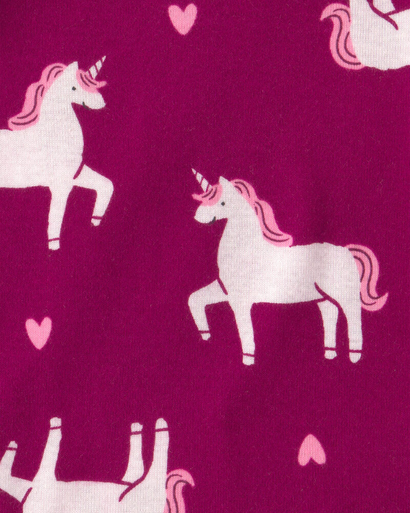 Baby Girl 5-Pack Unicorn Short-Sleeve Bodysuits, image 5 of 7 slides