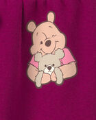 Toddler Girl 2-Piece Winnie the Pooh Top & Pant Set - Burgundy, image 5 of 5 slides