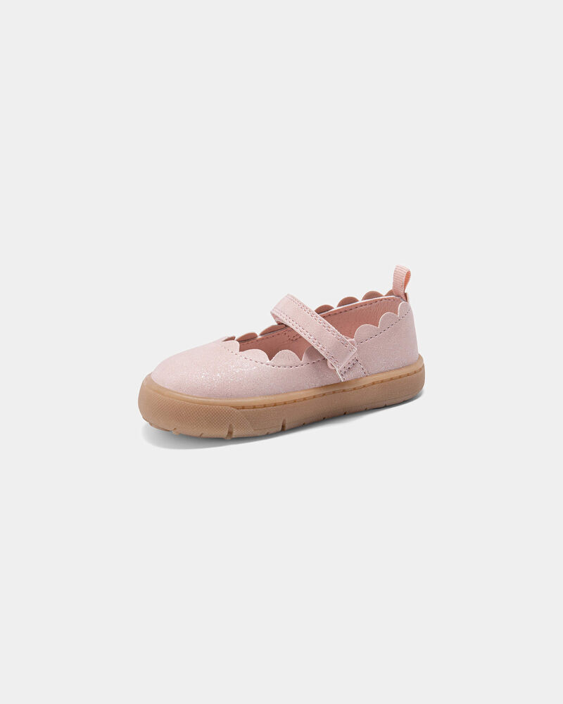 Baby Girl Every Step&reg; First Walker Dress Shoes - Pink, image 6 of 6 slides