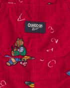 Baby Bear Corduroy Overalls - Red, image 6 of 7 slides