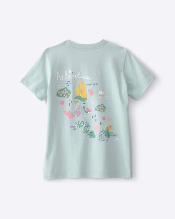Filles - T-shirt &agrave; imprim&eacute; Ariel de Disney&copy; &ndash; Bleu, 