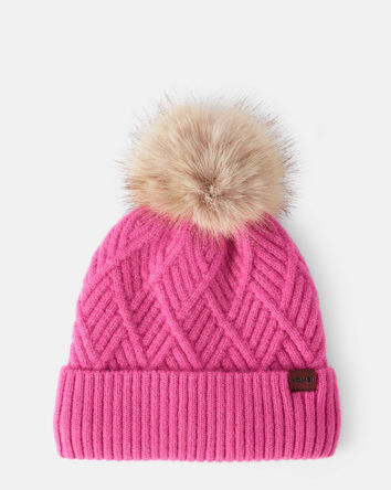 Girls KOMBI Diamond Pompom Hat , 