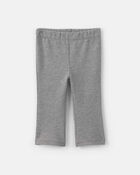 Baby Girl 3-Piece Bow French Terry Layering Set - Grey/Cream, image 2 of 5 slides