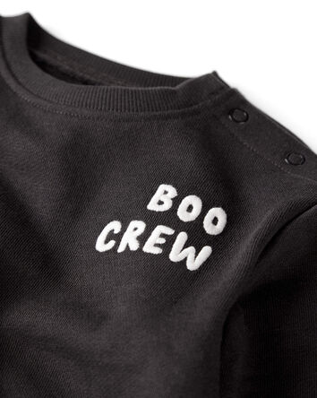 Baby Organic Cotton 'Boo Crew' French Terry Bubble, 