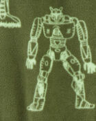 Kid 1-Piece Transformer Fleece Footie Pyjamas, image 2 of 3 slides