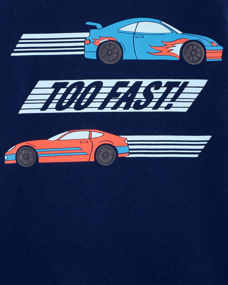 Navy Race Car Jersey Tee