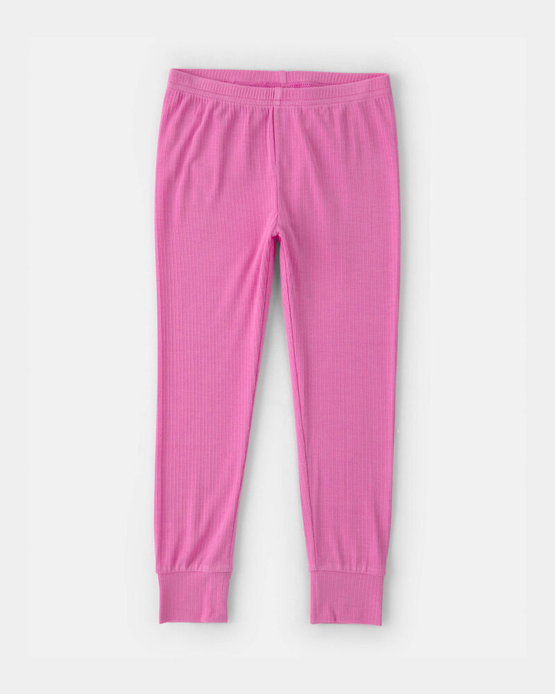 Tout-petit fille - Ensemble de pyjama 2 pi&egrave;ces Ajust&eacute; &agrave; manches courtes PurelySoft - Rose, image 3 sur 5 diapositives