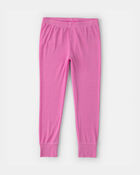 Tout-petit fille - Ensemble de pyjama 2 pi&egrave;ces Ajust&eacute; &agrave; manches courtes PurelySoft - Rose, image 3 sur 5 diapositives
