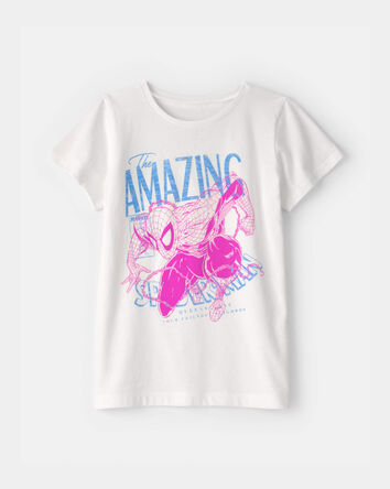 Girls &copy;Marvel Spider-Man Graphic Tee - White, 