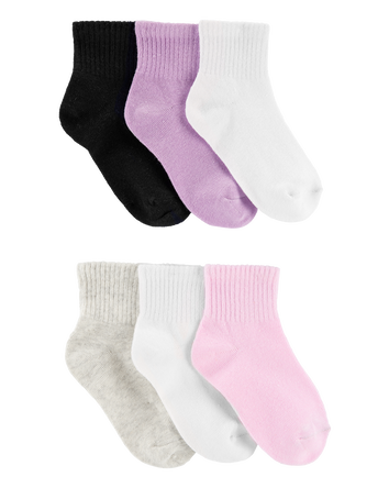 Kid 6-Pack Crew Socks, 