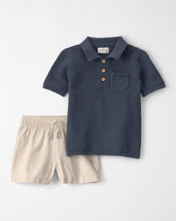 Toddler Boy 2-Piece Organic Cotton Set, 